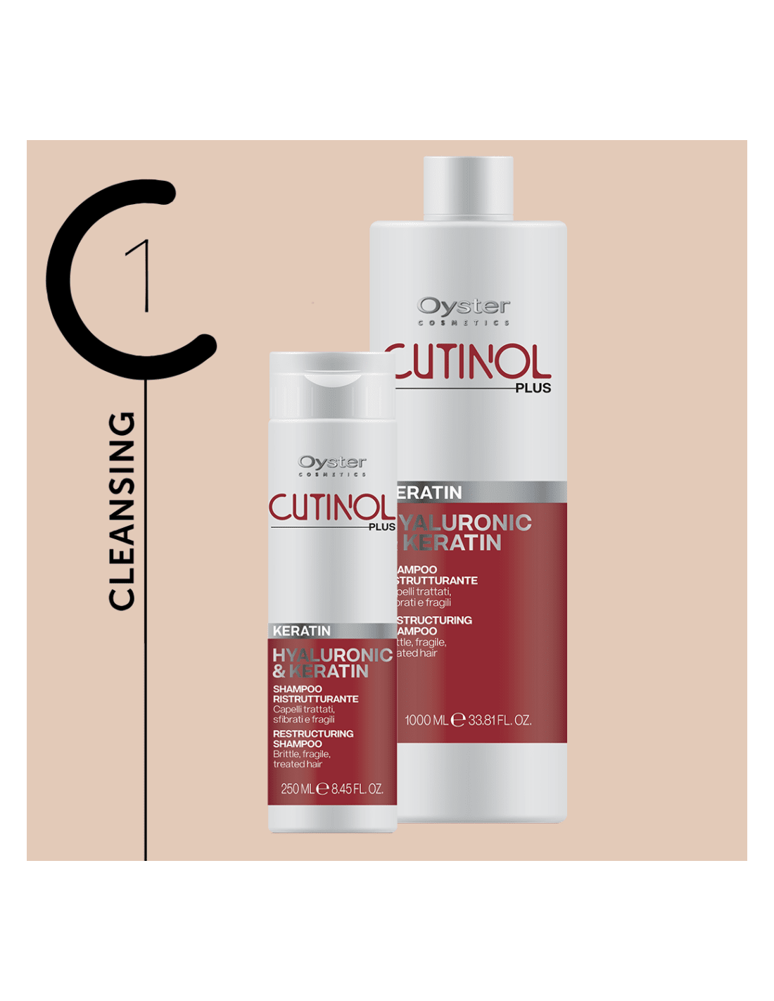 Oyster Cutinol Plus Keratin & Hyaluron Spray 150 ml. - dermes store