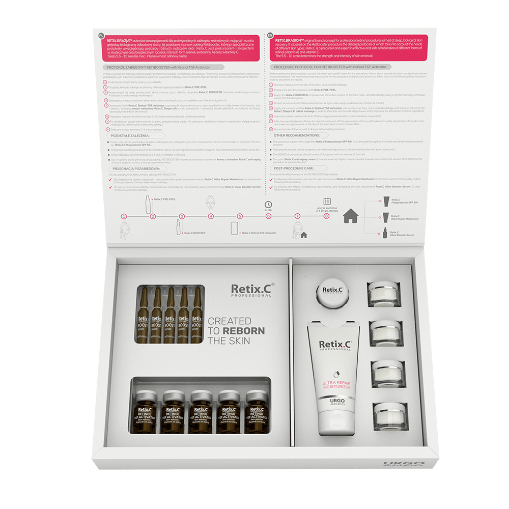 RETIX C RETIBOOSTER SET WITH RETINOL TGF 5SZT - dermes store
