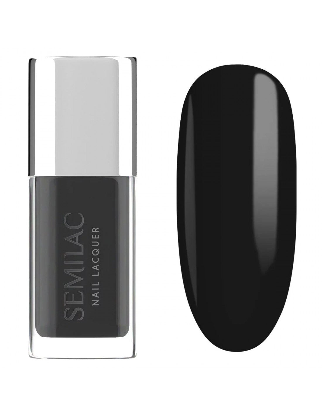 Semilac 109 Lakier Klasyczny Classic Black 9 ml.