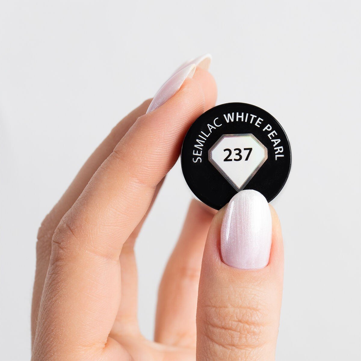 Semilac 237 White Pearl 7 ml. - dermes store