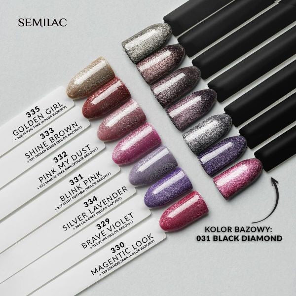SEMILAC 330 MAGNETIC LOOK 7 ML - dermes store