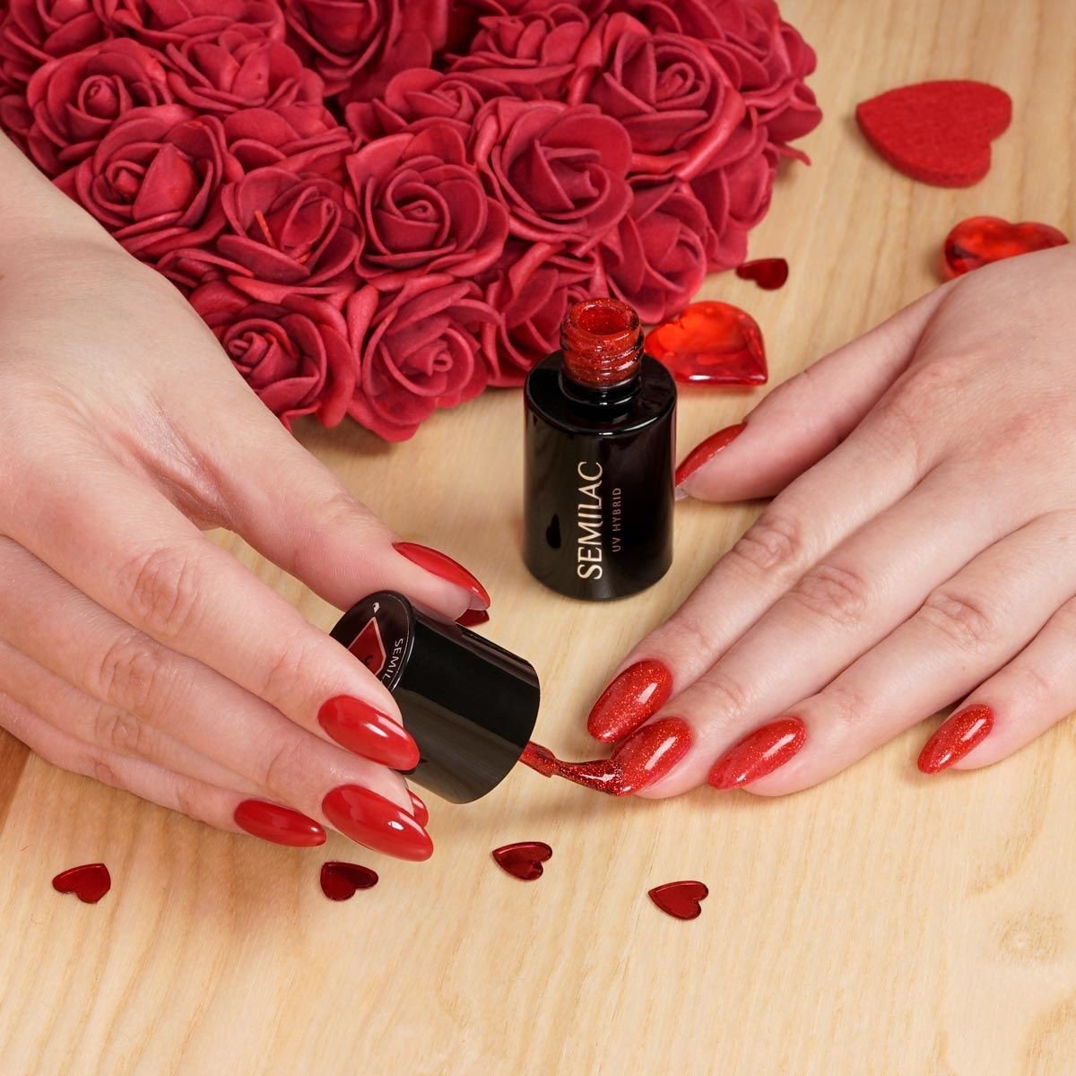 SEMILAC 345 GORGEOUS RED 7ML - dermes store