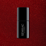 SEMILAC 347 PRETTY RED GLITER 7ML - dermes store