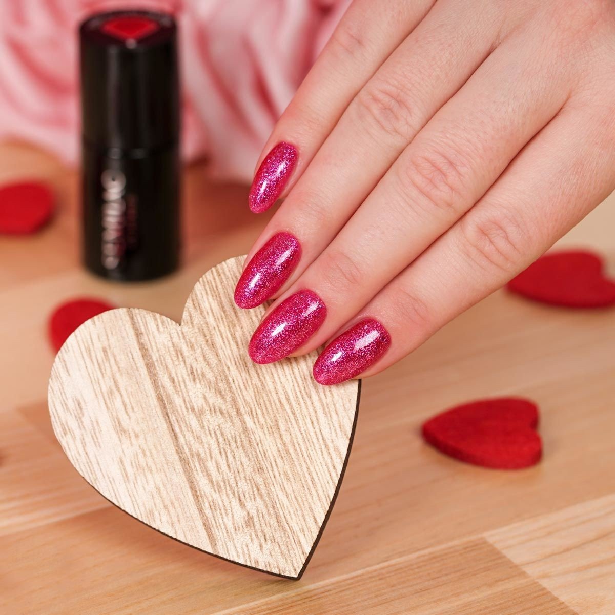 SEMILAC 348 CHARMUNG RUBY GLITER 7ML - dermes store