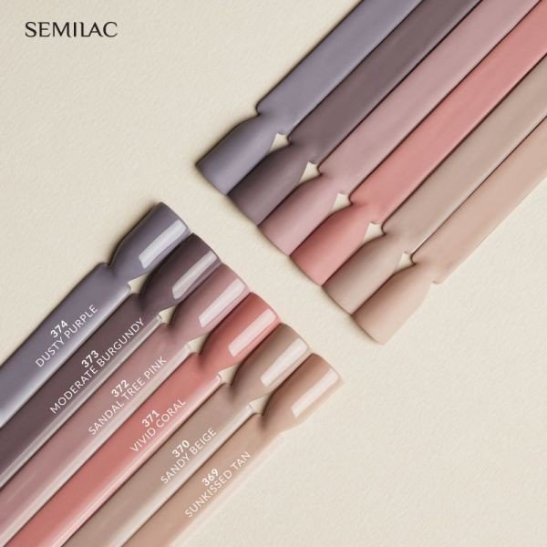 SEMILAC 374 DUSTY PURPLE 7 ML - dermes store