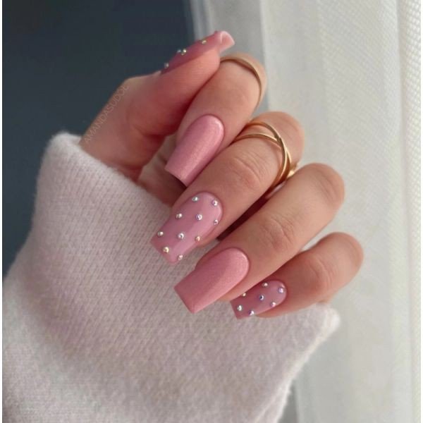 SEMILAC 376 SHIMMER STONE PINK DIAMOND 7 ML - dermes store
