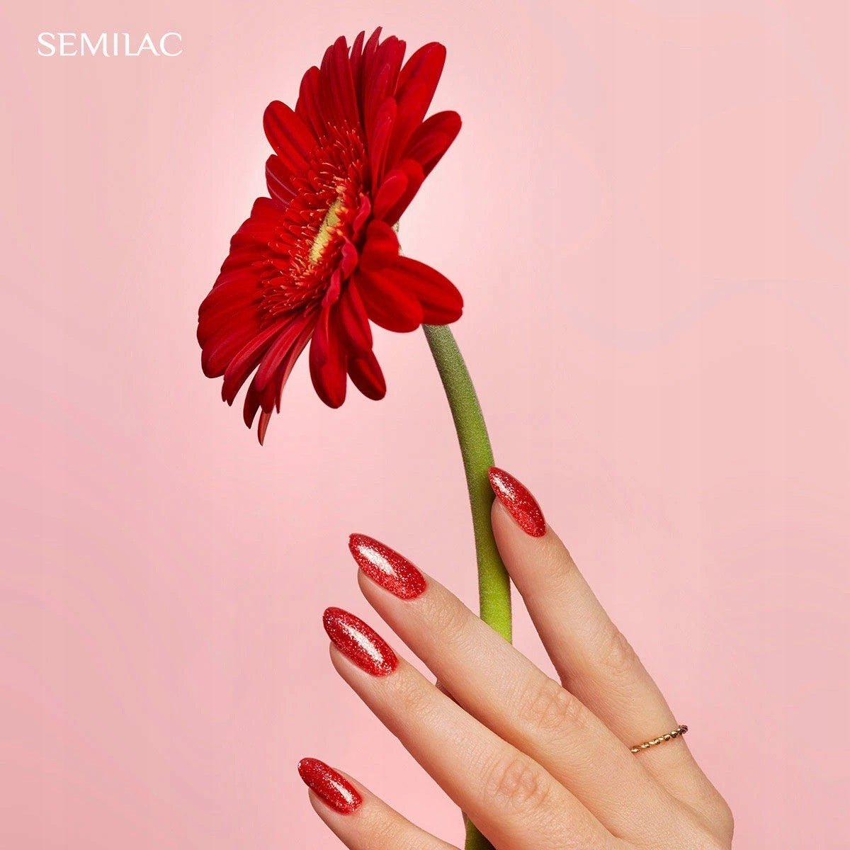 SEMILAC 392 LAKIER HYBRYDOWY RED HEARTBREAKER 7ML. - dermes store