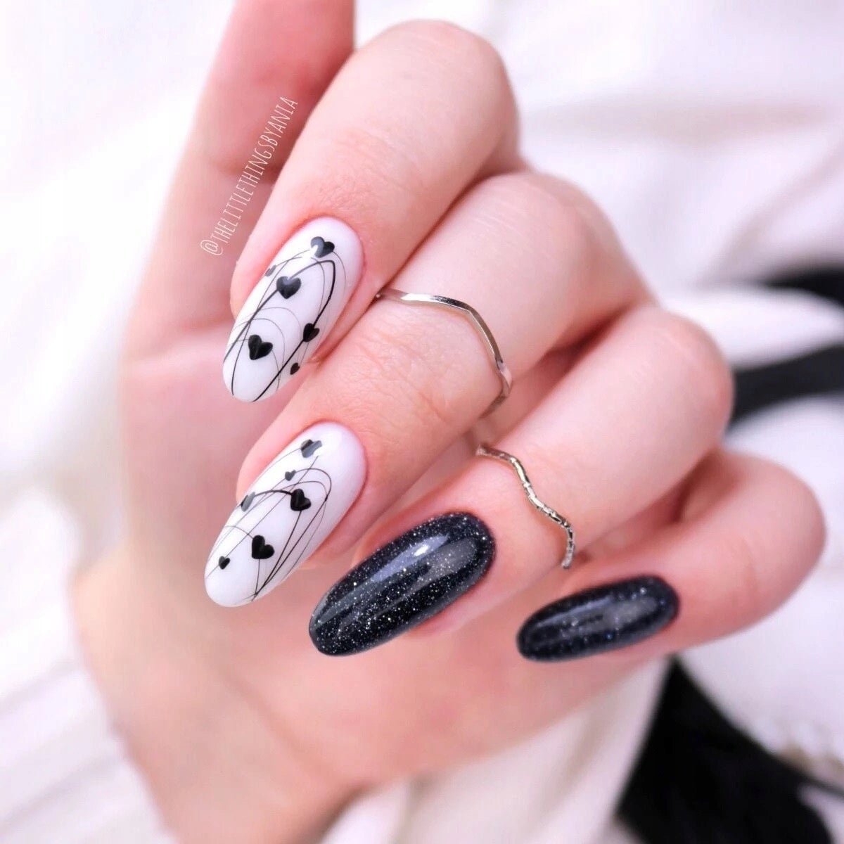 SEMILAC 394 LAKIER H SPARKLING MIDNIGHT DATE 7ML. - dermes store