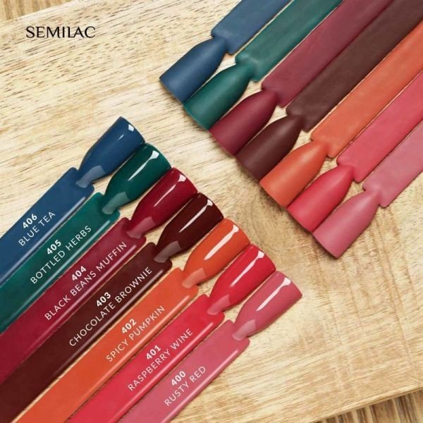 SEMILAC 400 RUSTY RED 7ML. - dermes store