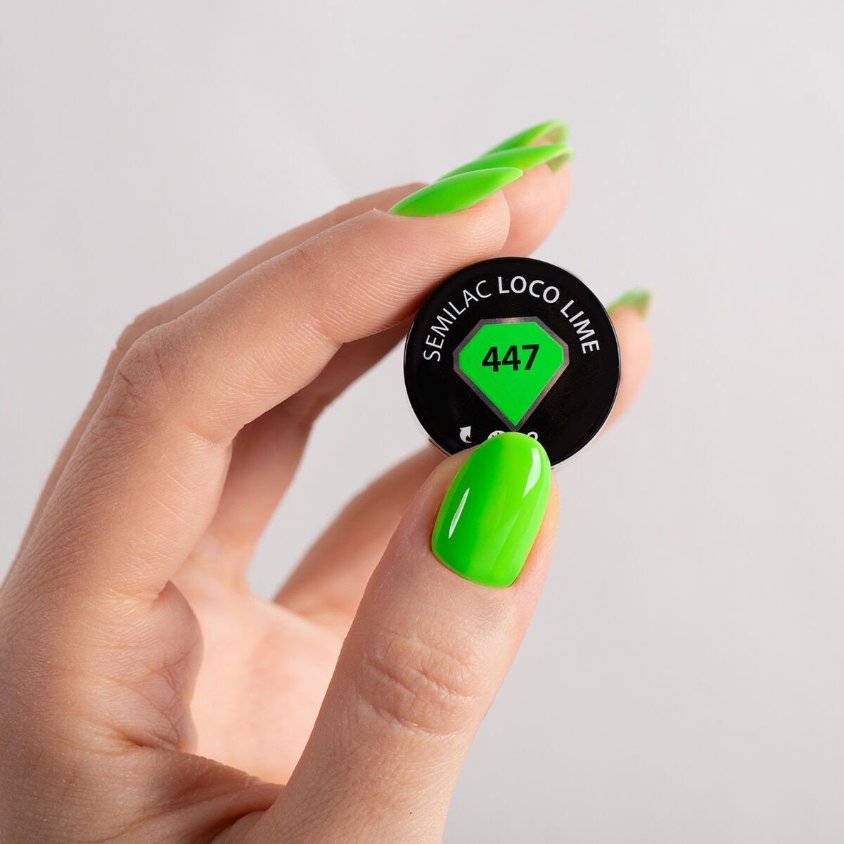 Semilac 447 Loco Lime 7ml. - dermes store