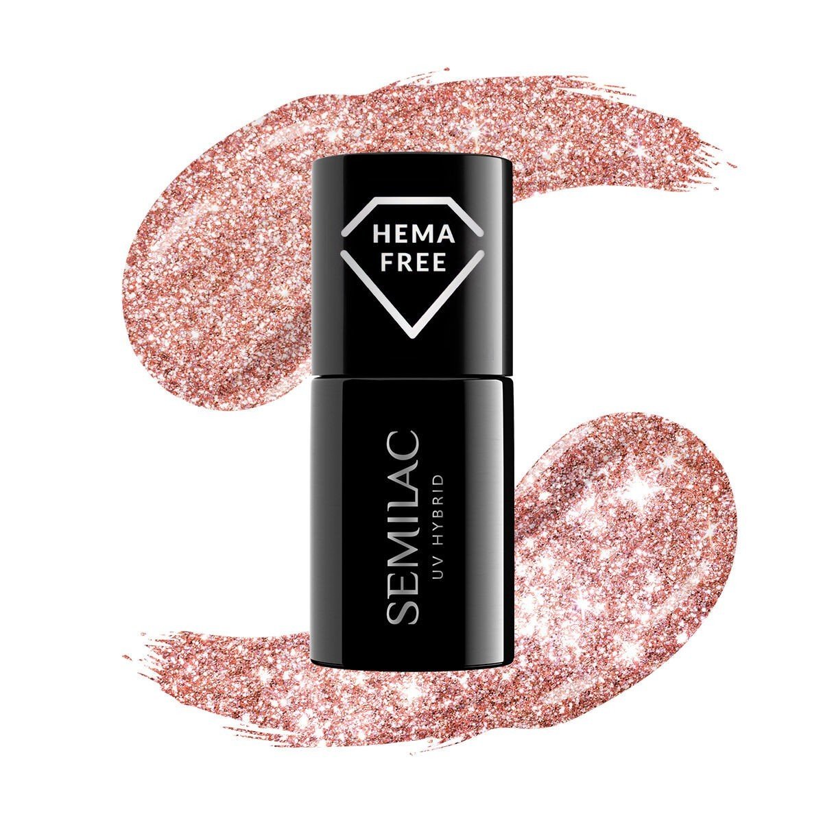 SEMILAC 458 SPARKLING ROSE 7ML. - dermes store