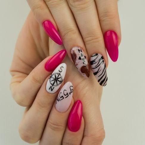 SEMILAC 517 MARGARET NEON PINK 7ML - dermes store