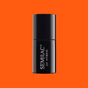 SEMILAC 566 LAKIER HYBRYDOWY NEON ORANGE 7 ML - dermes store