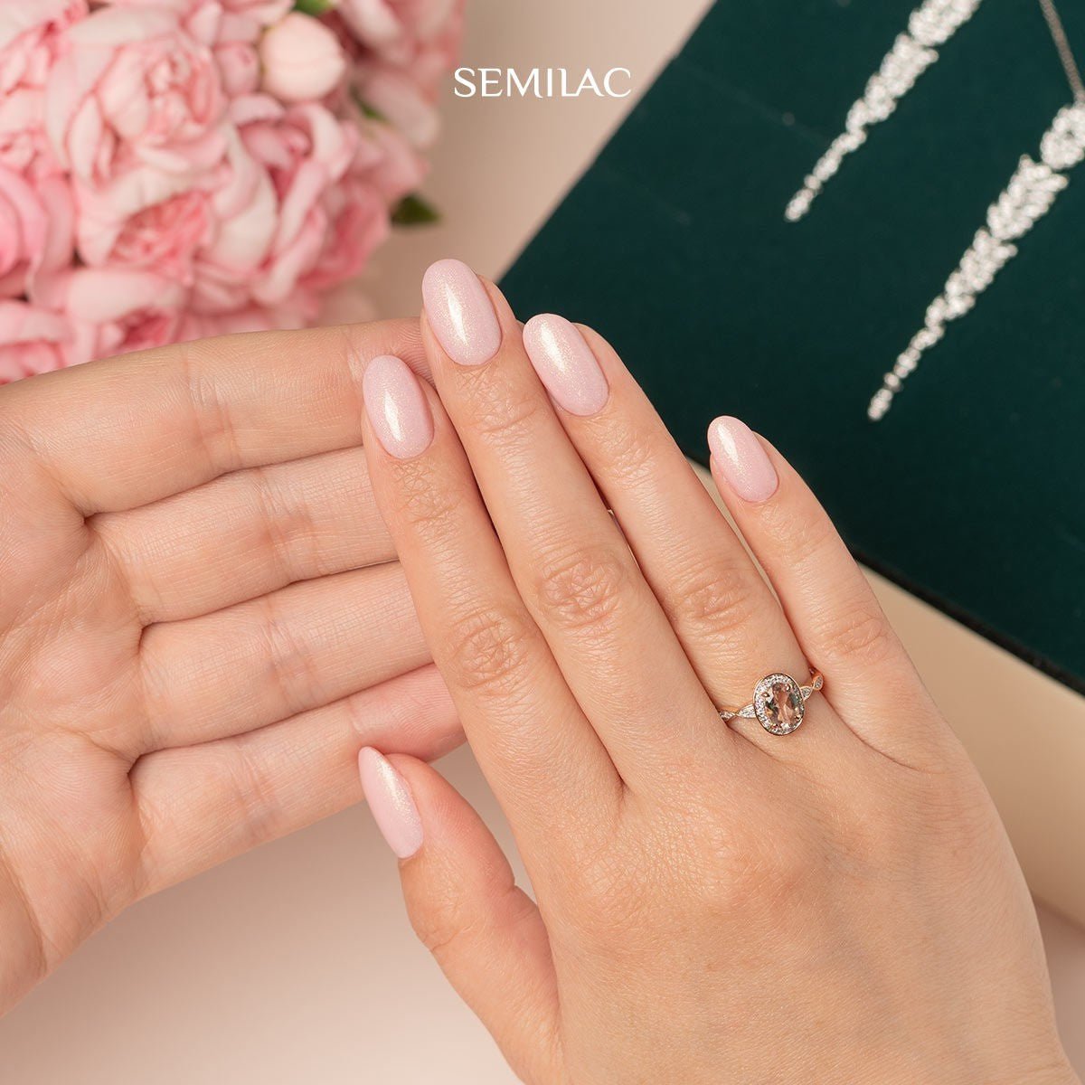 SEMILAC 579 LAKIER HYBRYDOWY CELEBRATE TOGETHER - dermes store