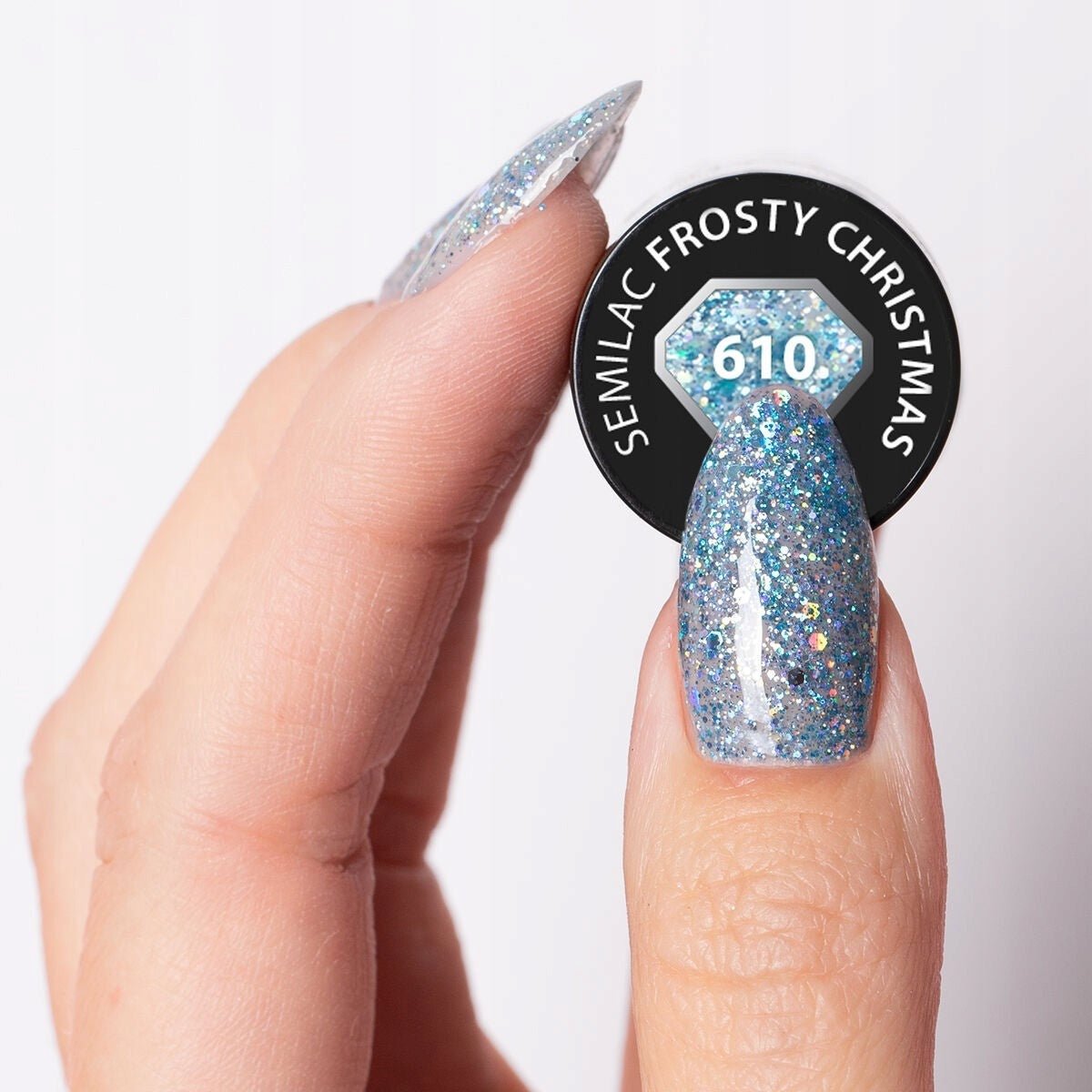 Semilac 610 Frosty Christmas 7 ml. - dermes store