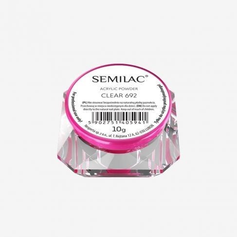 SEMILAC 692 ACRYLIC POWDER CLEAR - dermes store