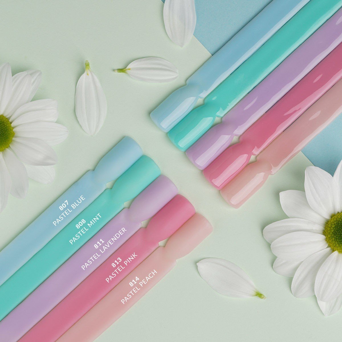 SEMILAC 808 EXTEND 5in1 PASTEL MINT 7 ML - dermes store