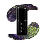 SEMILAC 825 GEL POLISH CYBER VIOLET 7 ML - dermes store