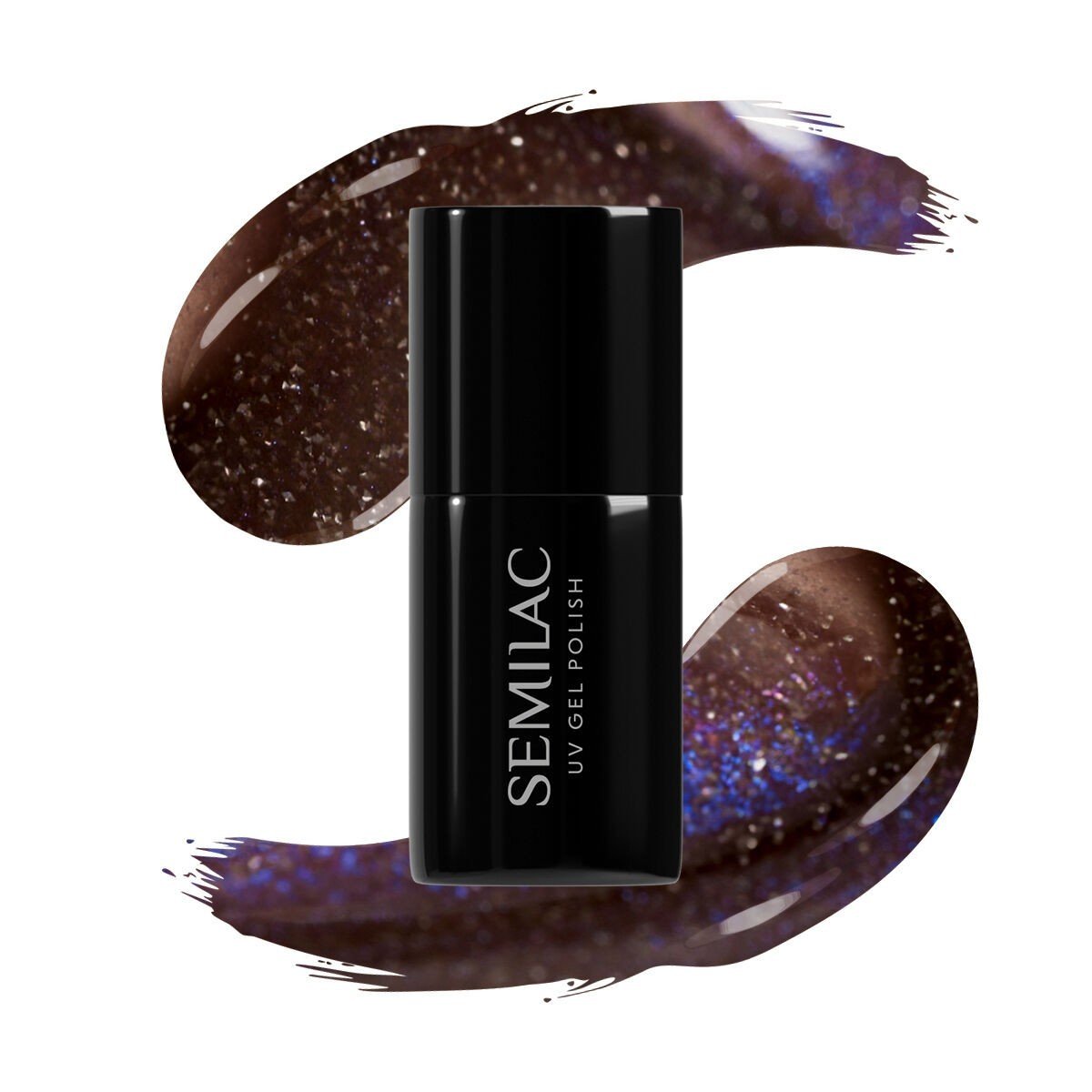 SEMILAC 827 GEL POLISH AI BROWN 7ML - dermes store