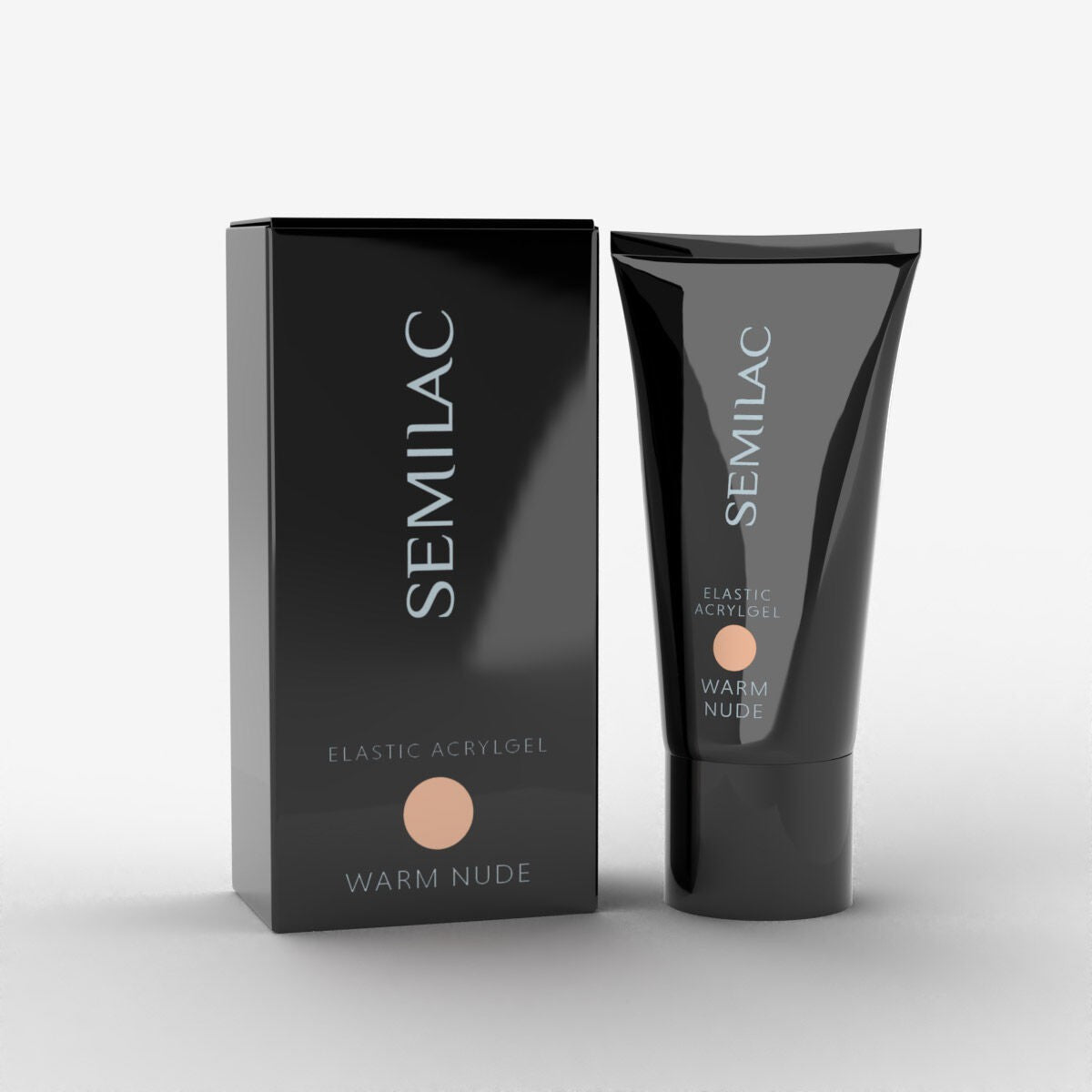 SEMILAC AKRYLOŻEL ELASTIC WARM NUDE 30G - dermes store