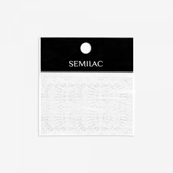 SEMILAC FOLIA TRANSFEROWA 16 WIHTE LACE - dermes store
