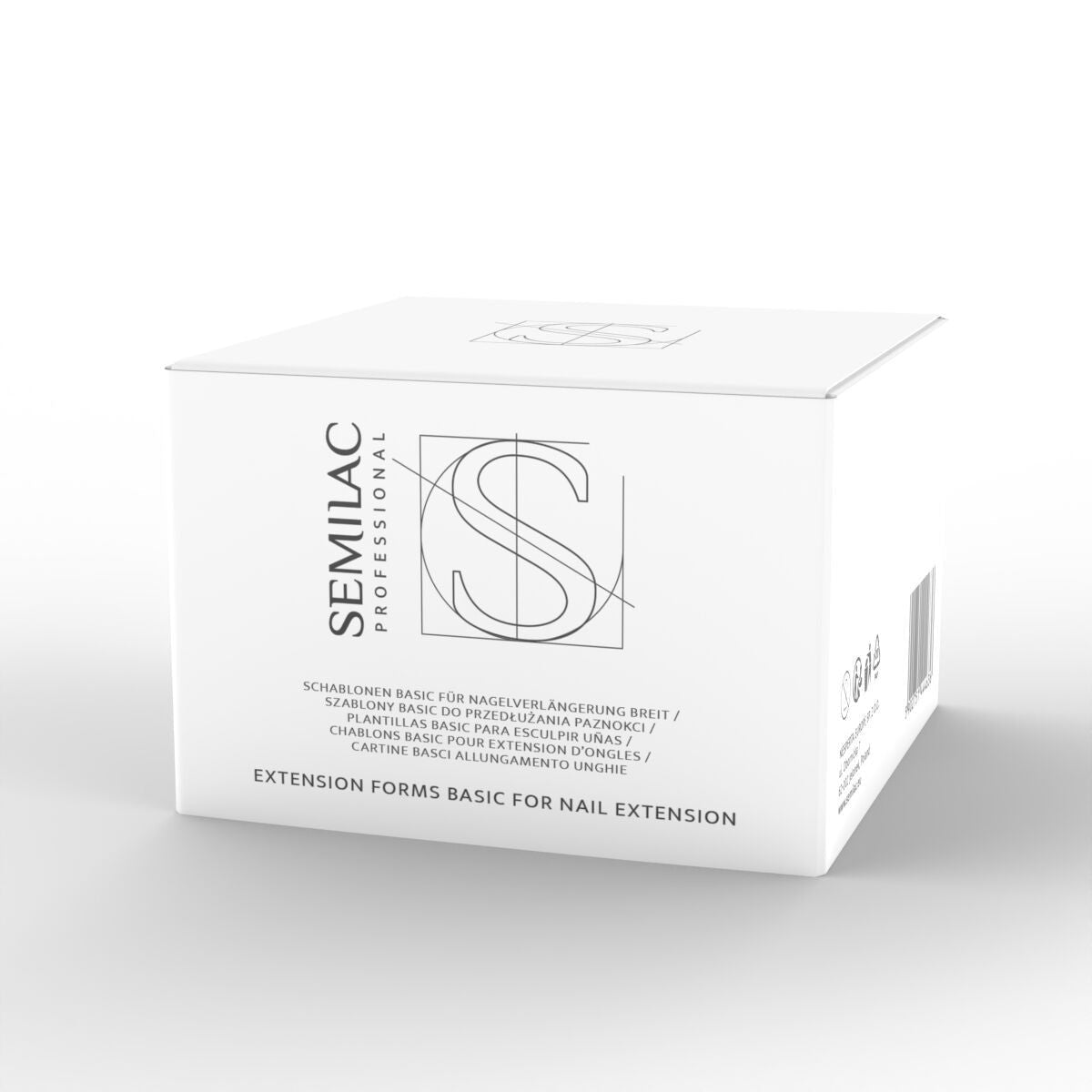 SEMILAC PROF. SZABLONY DO PRZEDŁUŻANIA PAZ.500 SZT - dermes store