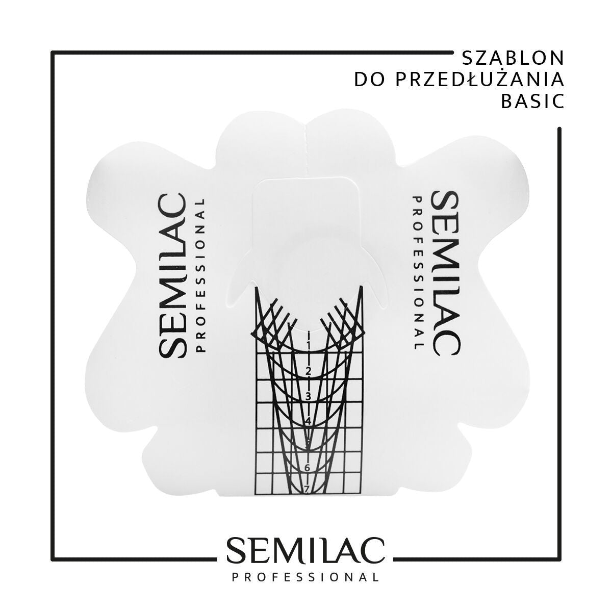 SEMILAC PROF. SZABLONY DO PRZEDŁUŻANIA PAZ.500 SZT - dermes store