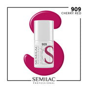 SEMILAC PROF.909 CHERRY RED 7ML - dermes store