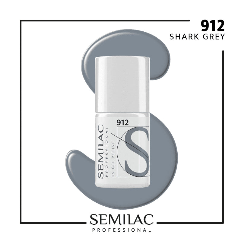 SEMILAC PROF.912 SHARK GREY 7ML - dermes store