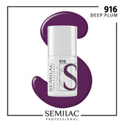 SEMILAC PROF.916 DEEP PLUM 7ML - dermes store