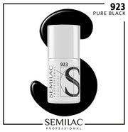 SEMILAC PROF.923 PURE BLACK 7ML - dermes store