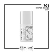 SEMILAC PROFESSIONAL 701 TOP SUPER SHINE 11ML - dermes store