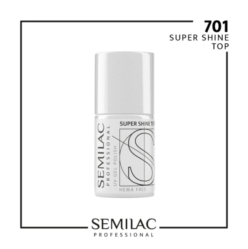 SEMILAC PROFESSIONAL 701 TOP SUPER SHINE 11ML - dermes store