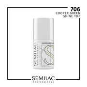 SEMILAC PROFESSIONAL 706 COOPER GREEN SHINE 11ML - dermes store