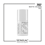 SEMILAC PROFESSIONAL 707 TOP MATTE VELOUR 7ML - dermes store