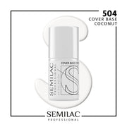 SEMILAC PROFESSIONAL BAZA 504 COVER COCONUT 11 ML - dermes store