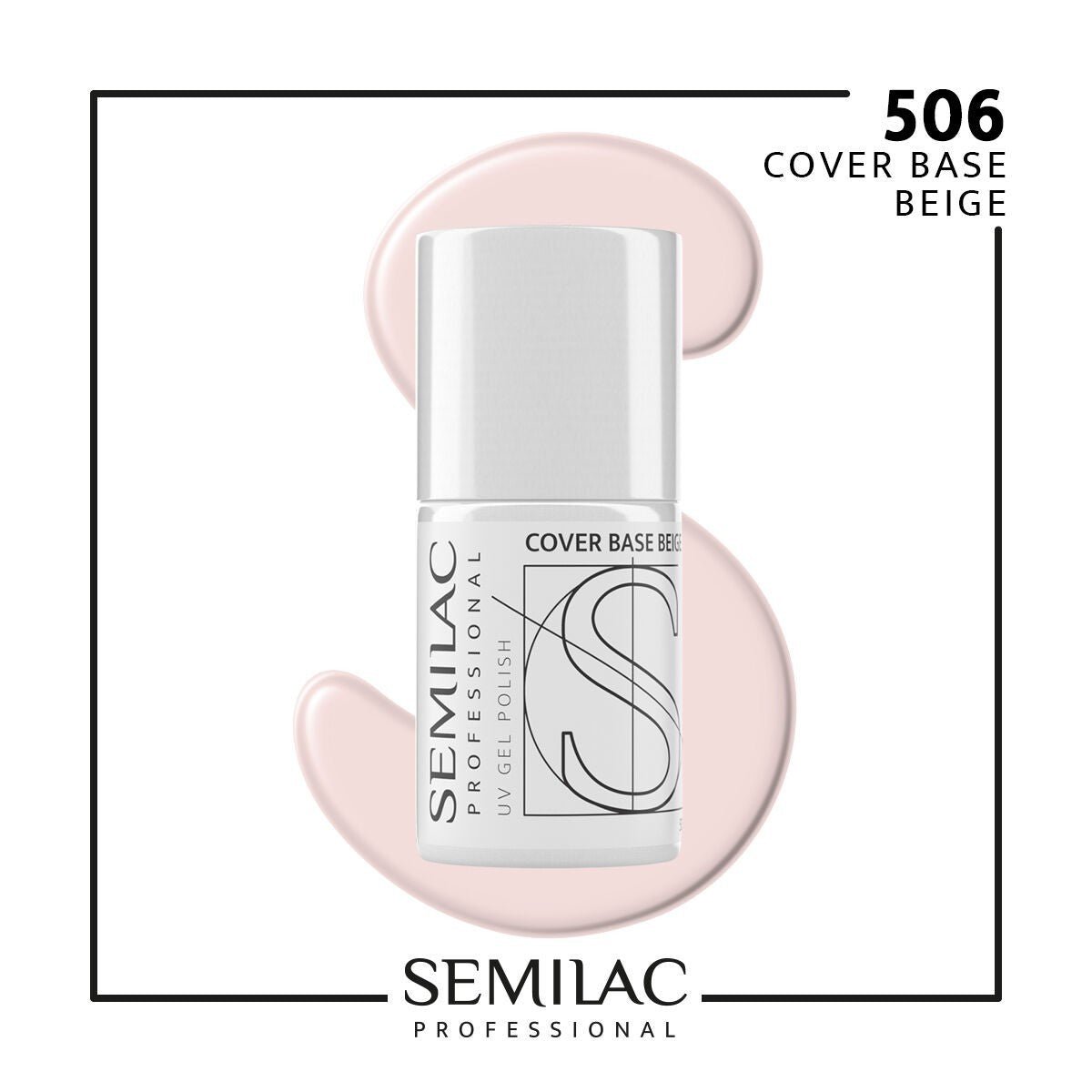 SEMILAC PROFESSIONAL BAZA 506 COVER BEIGE 11 ML - dermes store