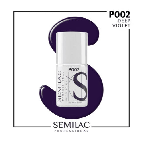 SEMILAC PROF.P002 DEEP VIOLET 7ML - dermes store