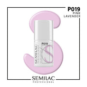 SEMILAC PROF.P019 PINK LAVENDER 7ML - dermes store