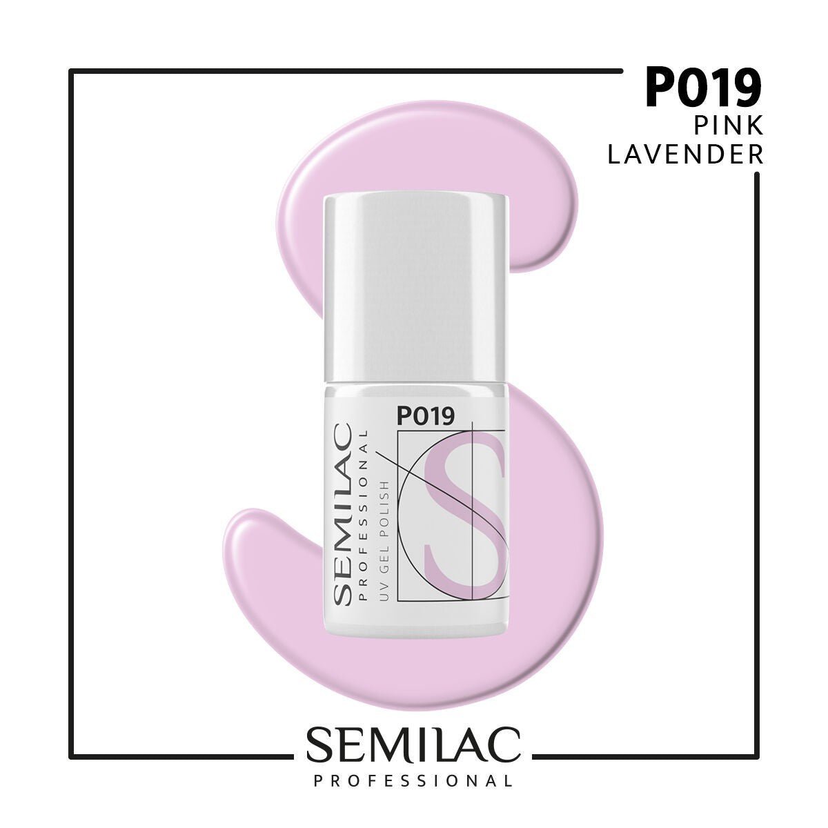 SEMILAC PROF.P019 PINK LAVENDER 7ML - dermes store
