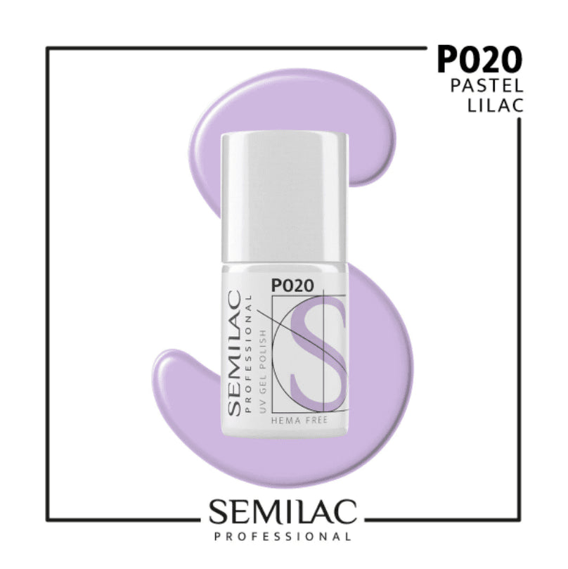 SEMILAC PROF.P020 PASTEL LILAC 7ML - dermes store