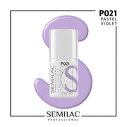 SEMILAC PROF.P021 PASTEL VIOLET 7ML - dermes store