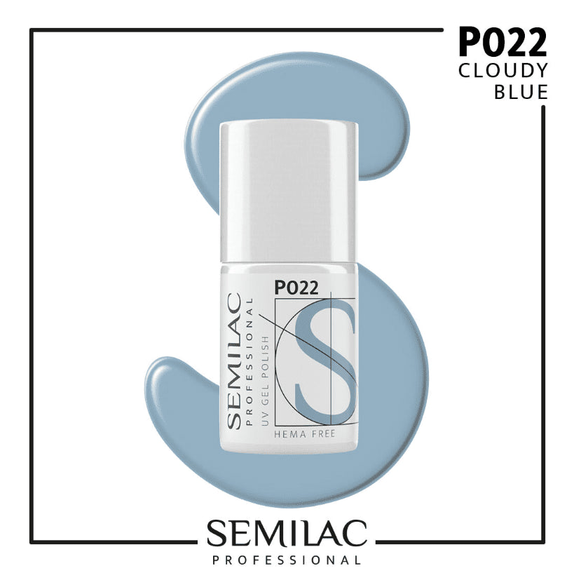 SEMILAC PROF.P022 CLOUDY BLUE 7ML - dermes store