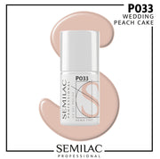 SEMILAC PROF.P033 WEDDING PEACH CAKE 7ML - dermes store