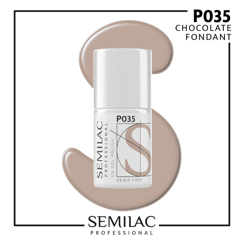 SEMILAC PROF.P035 CHOCOLATE FONDANT 7ML - dermes store
