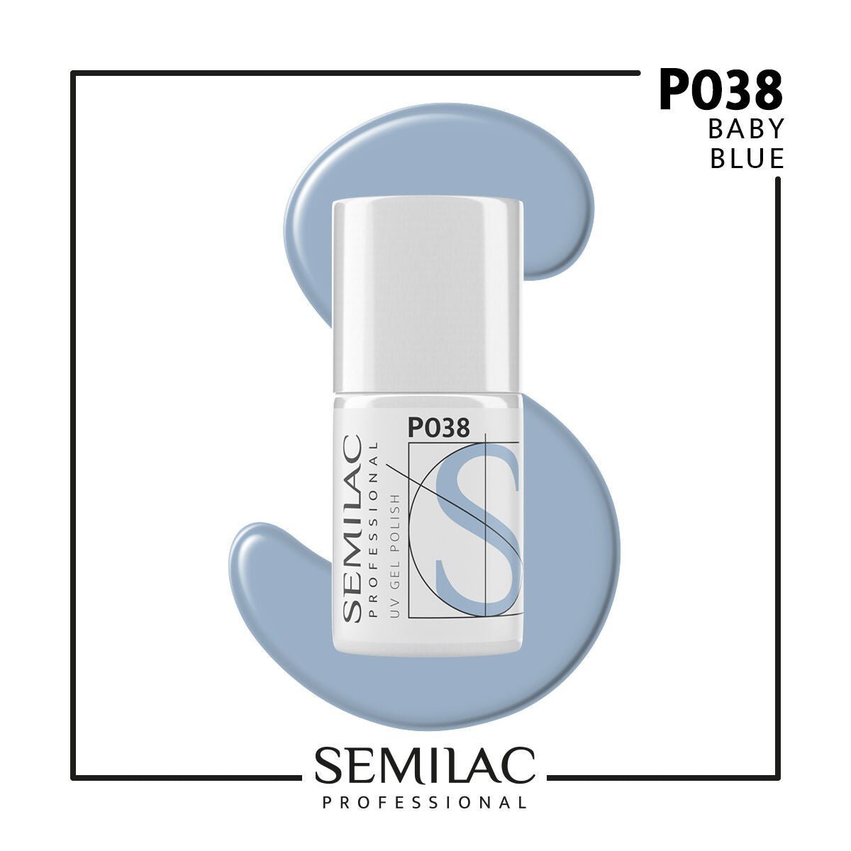 SEMILAC PROF.P038 BABY BLUE 7ML - dermes store