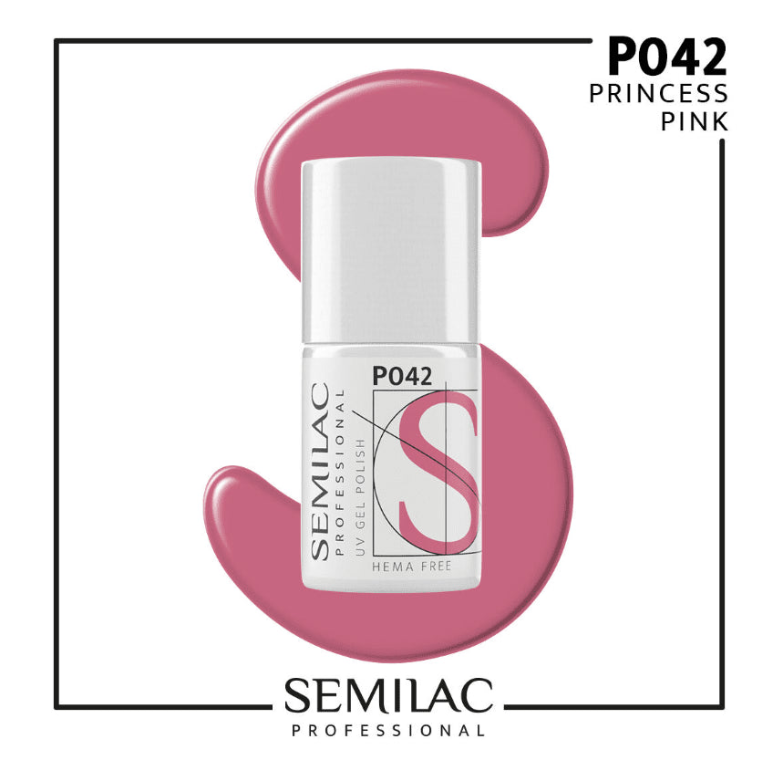 SEMILAC PROF.P042 PRINCESS PINK 7ML - dermes store
