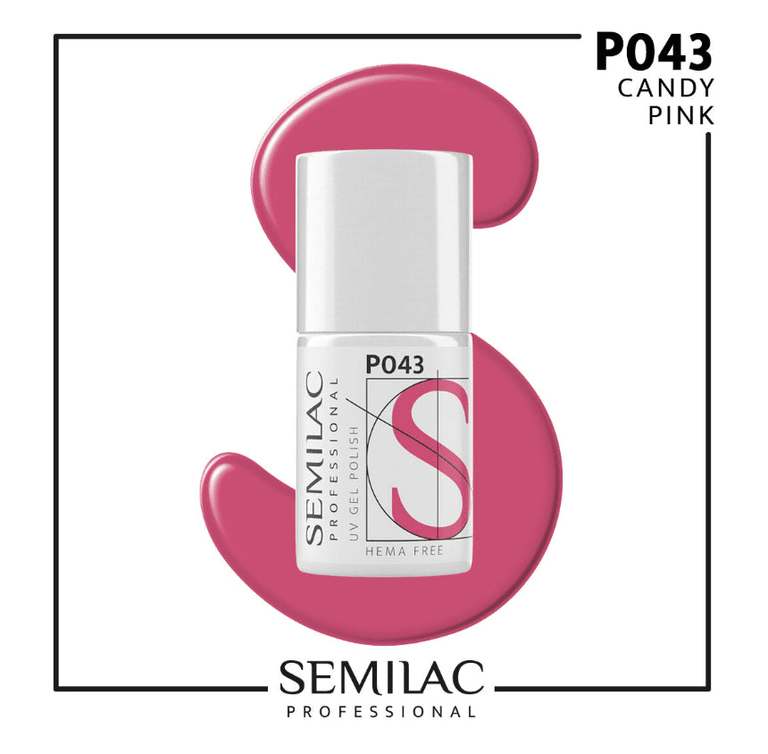 SEMILAC PROF.P043 CANDY PINK 7ML - dermes store