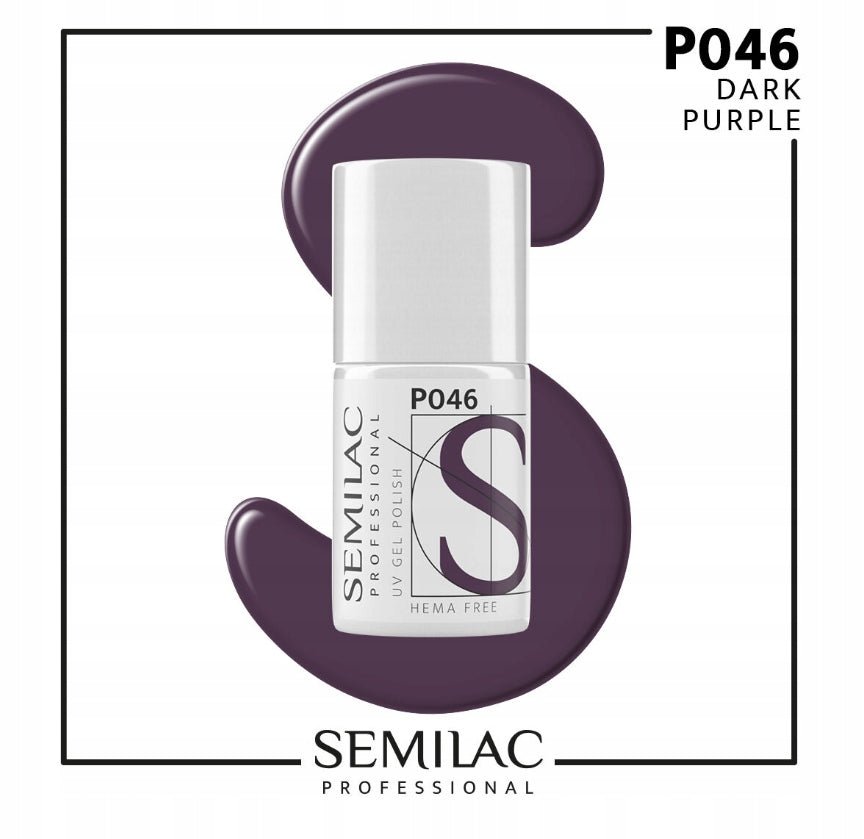 SEMILAC PROF.P046 DARK PURPLE 7ML - dermes store