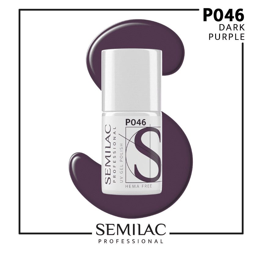 SEMILAC PROF.P046 DARK PURPLE 7ML - dermes store